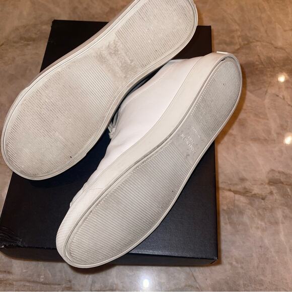 SAINT LAURENT ANDY SNEAKERS IN LEATHER 39 - Picture 13 of 16